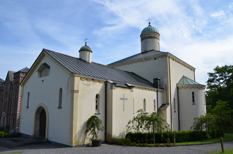 Chevetogne byzantinische Kirche. Belgien. 