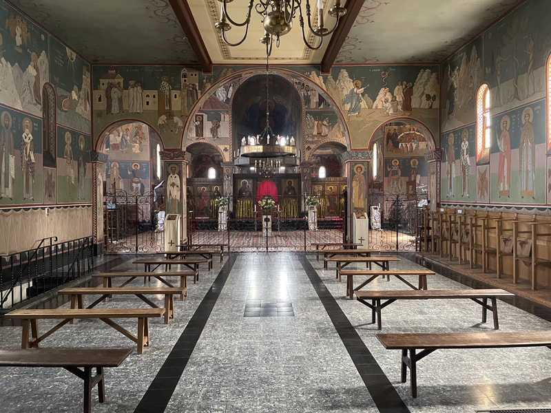 Chevetogne byzantinische Kirche. Belgien. 