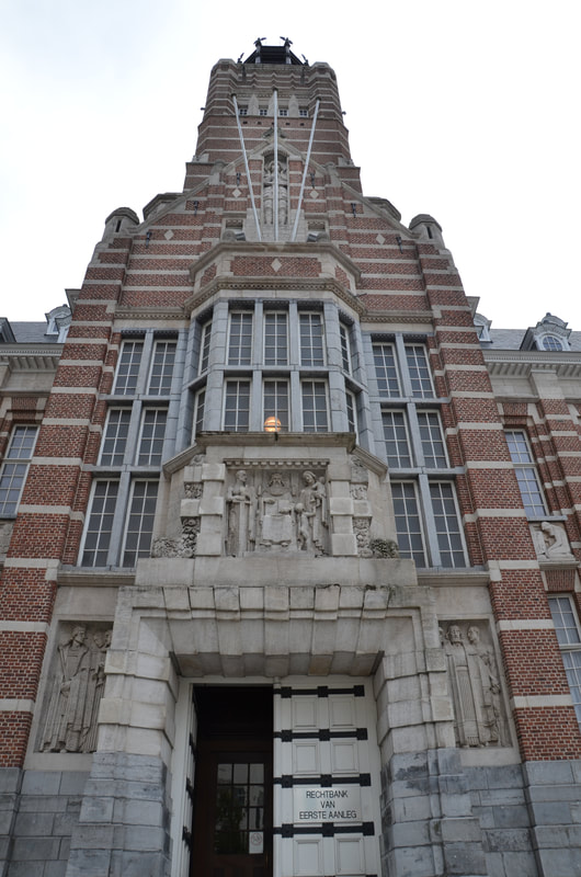 Gerichtsgebäude in Dendermonde. Belgien. 