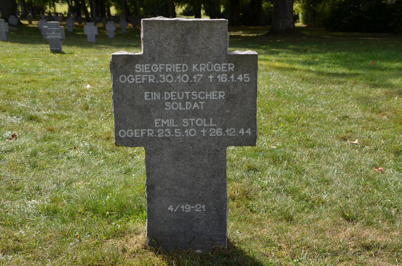Recogne Deutscher Kriegsfriedhof. Belgien. 