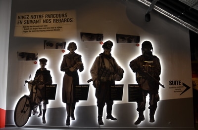 Bastogne Kriegsmuseum in Bastogne. Belgien.