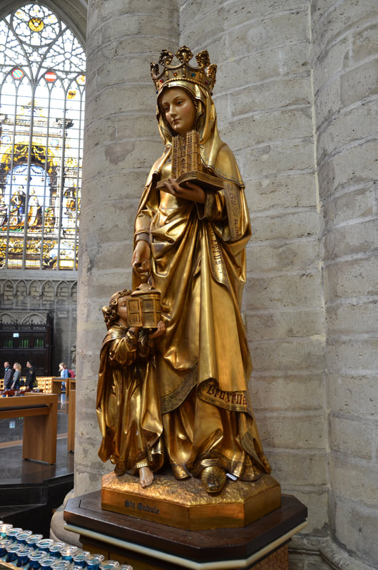 Katedra św. Michała i Guduli w Brukseli. Belgia. 