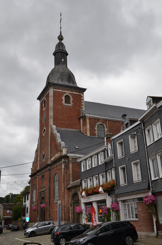 Kirche des Heiligen Sebastian in Stavelot. Belgien. 