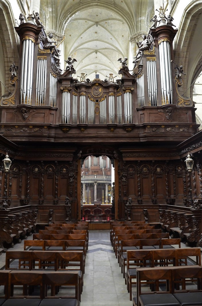 Church of Saint James in Antwerp. Belgium. Kościół Świętego Jakuba w Antwerpii. Belgia.