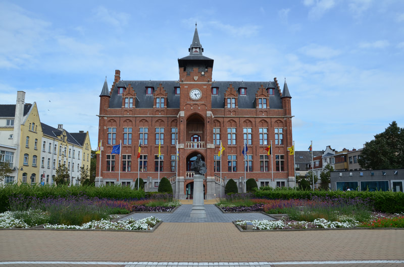 Rathaus von Knokke Heist. Belgien