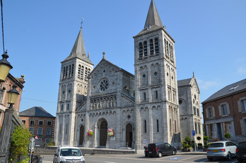 Kirche der Heimsuchung der Jungfrau Maria in Rochefort. Belgien. 