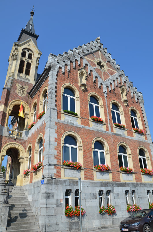 Rathaus von Rochefort, Belgien. 