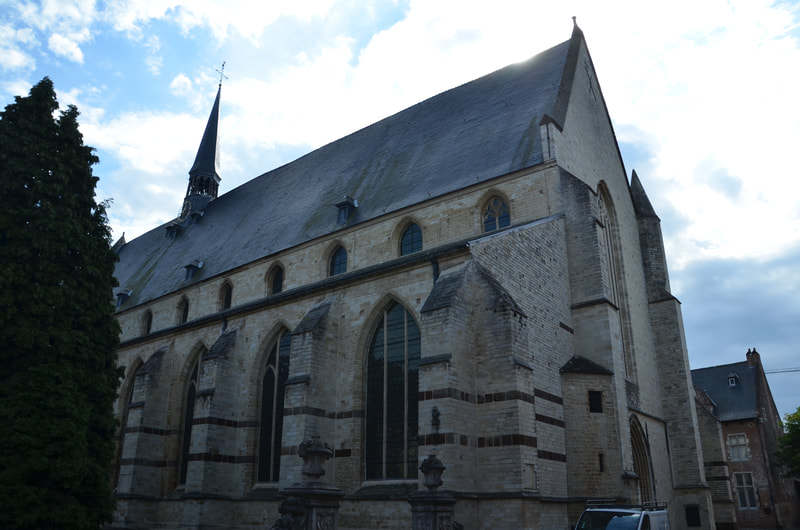 Kościół św. Jana Chrzciciela w dużym beginażu, w Leuven. Belgia. 