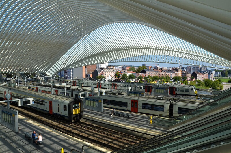 Bahnhof Guillemins in Lüttich. Belgien. 