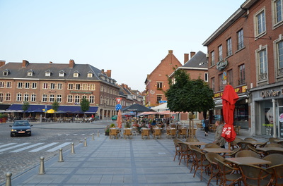 Rynek w Nivelles. Belgia.
