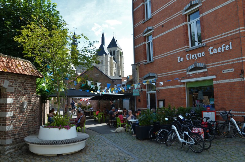 Stadt Zoutleeuw in Belgien. 